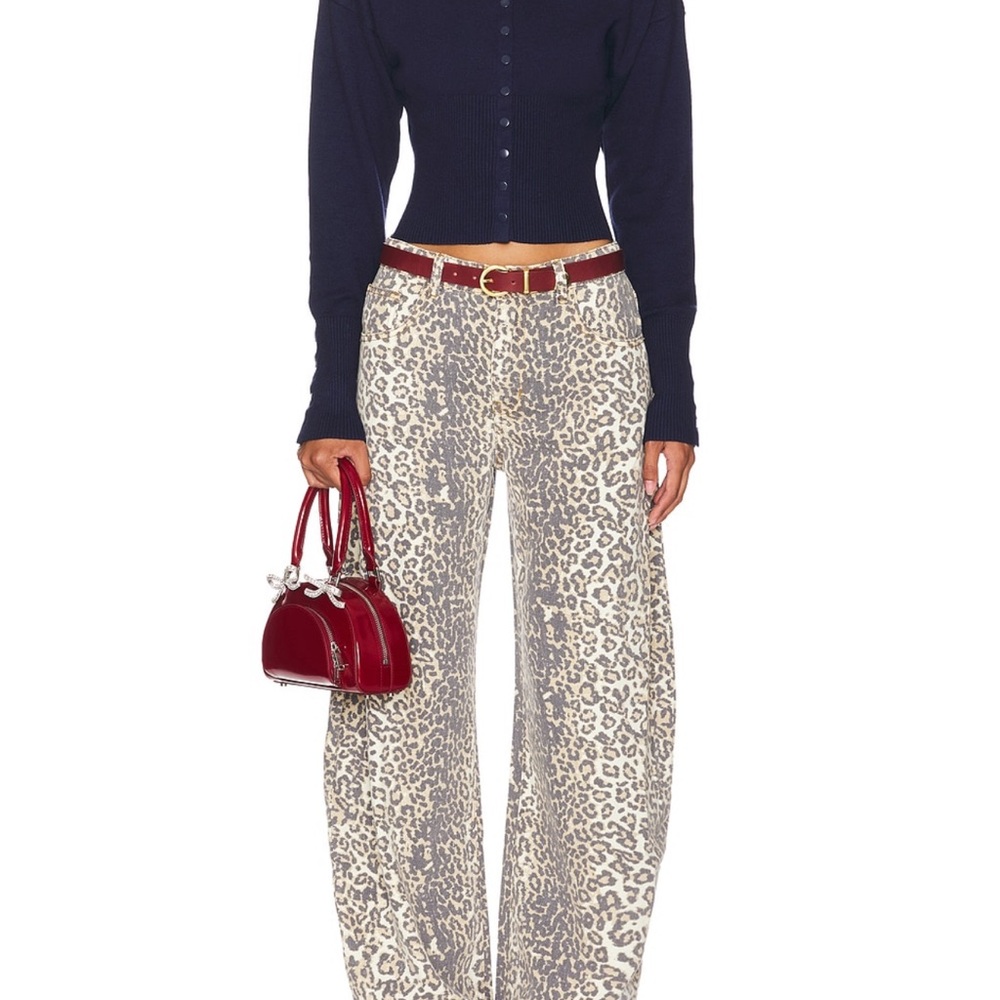 Lioness Leopard Print Wide Leg Pants